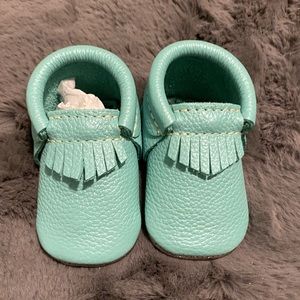 Freshly Picked Aquamarine Moccs